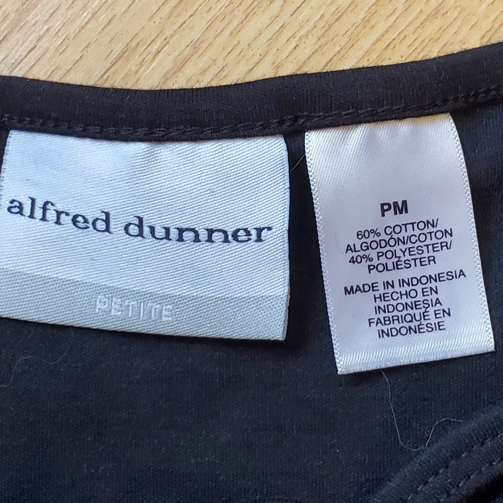 Alfred Dunner Woman's Short Sleeve T-Shirt Top Size PM Petite. - Picture 5 of 6